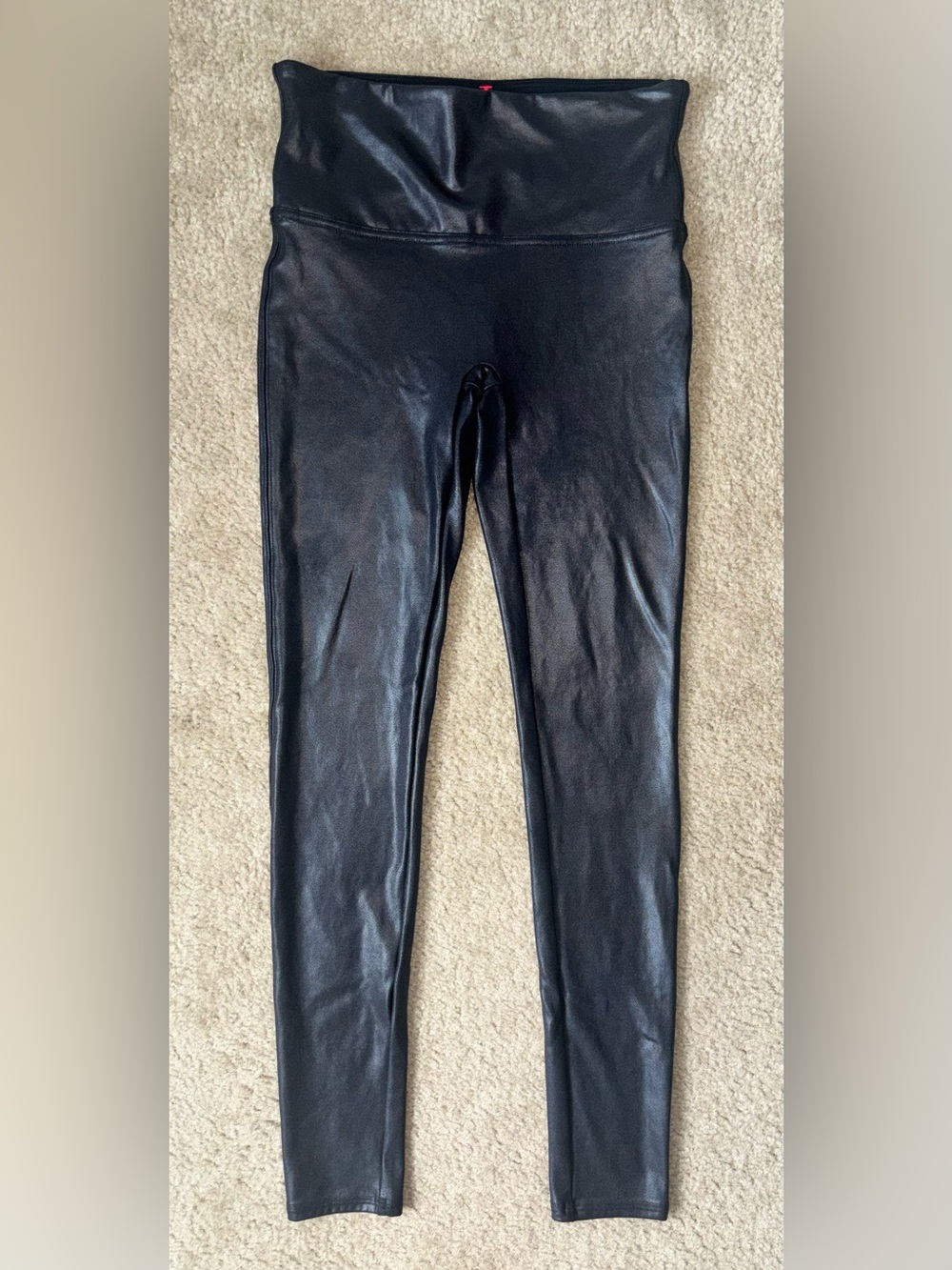SPANX Women’s Faux Leather Leggings - Black